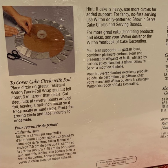 NWT WILTON 14 in. CAKE CIRCLES. - Picture 4 of 5